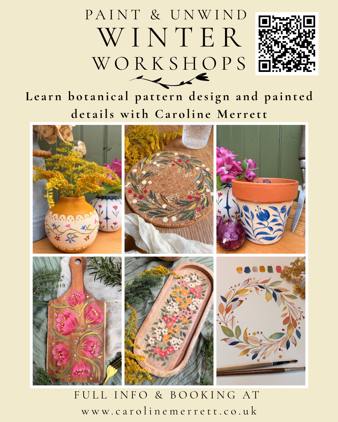 HAND PAINTED PLACEMAT WORKSHOP